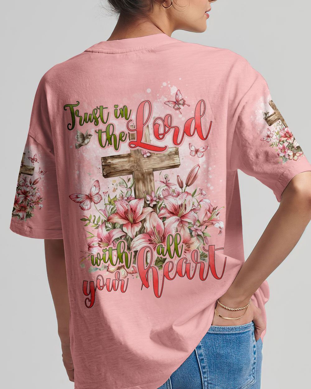 Trust In The Lord With All Your Heart Women's All Over Print Shirt - Tyhi2603241