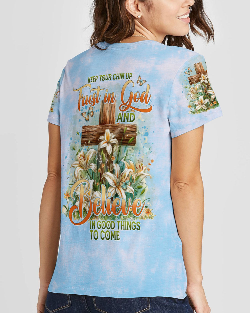 Trust In God Women's All Over Print Shirt - Tyhi2603242