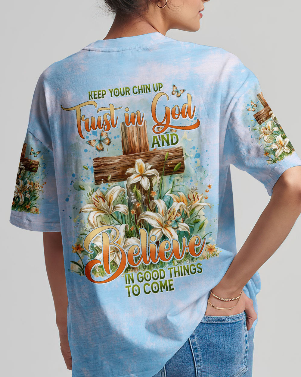 Trust In God Women's All Over Print Shirt - Tyhi2603242