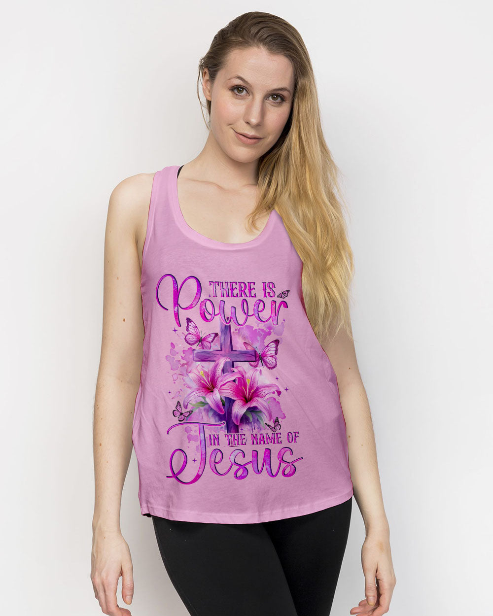 There Is Power In The Name Of Jesus Women's All Over Print Shirt - Tyqy0203342