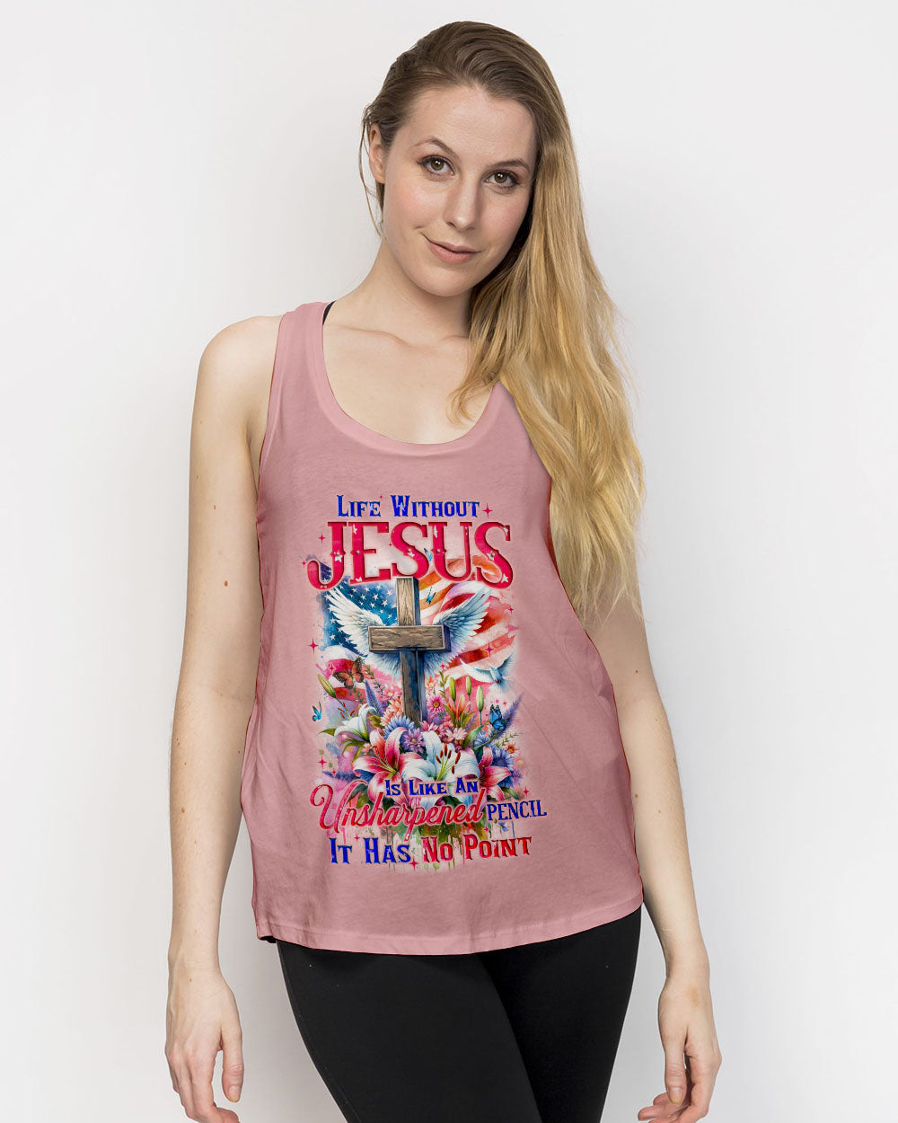 Life Without Jesus Women All Over Print Shirt - Tyqy0211232