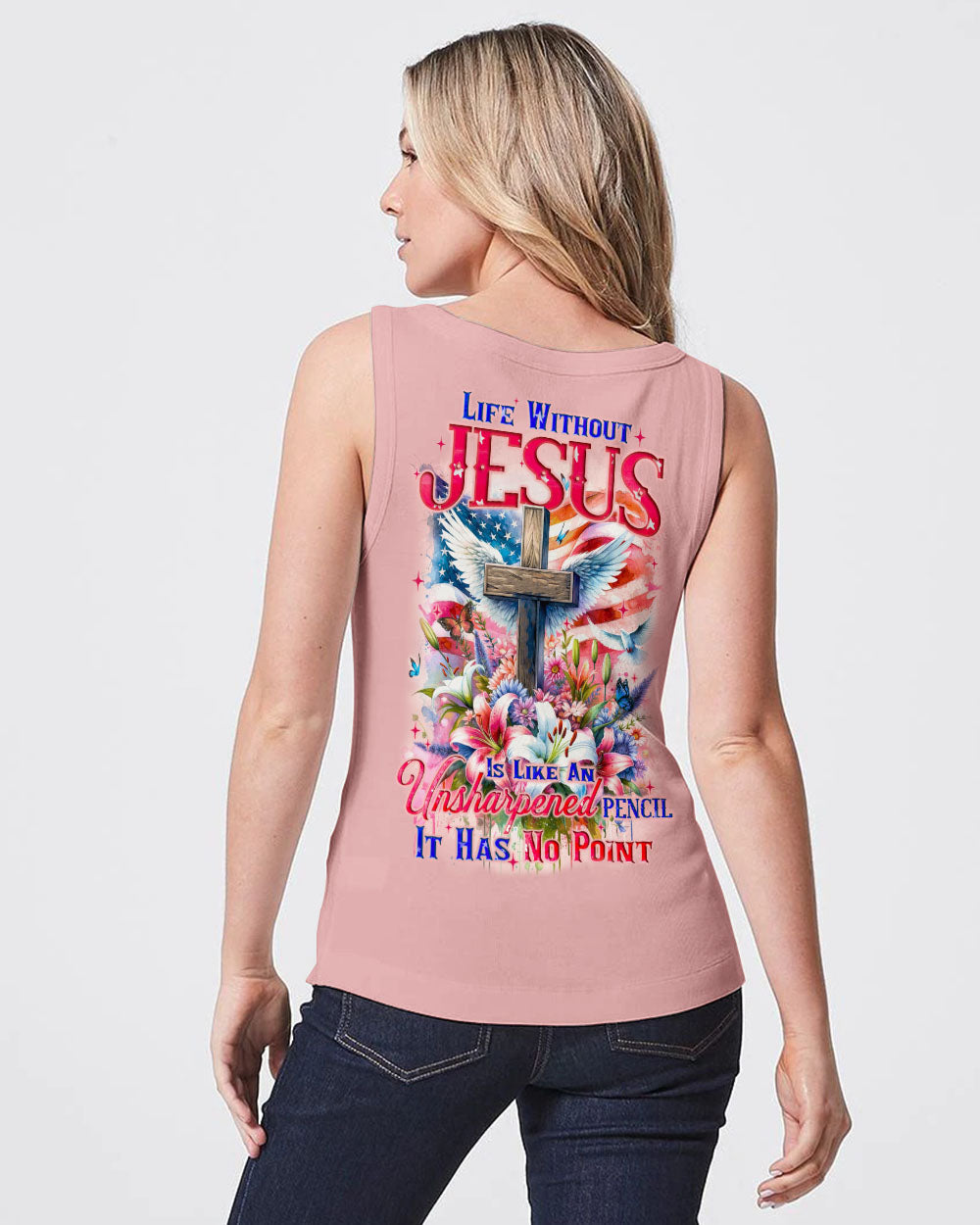 Life Without Jesus Women All Over Print Shirt - Tyqy0211232