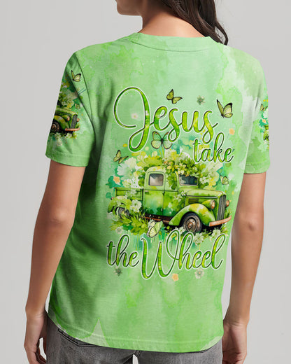 Jesus Take The Wheel Women's All Over Print Shirt - Tyqy0501243