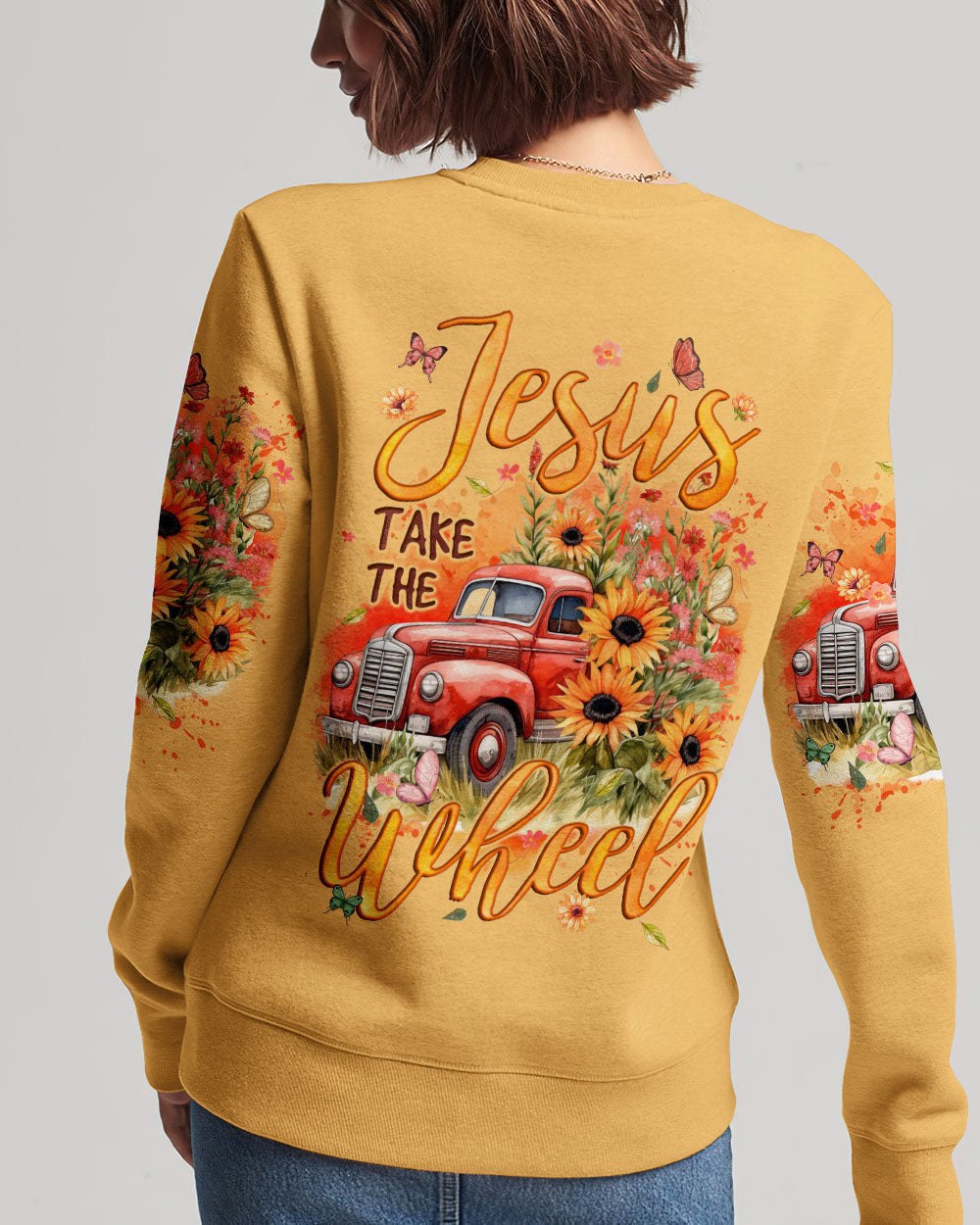 Jesus Take The Wheel Women's All Over Print Shirt - Tyqy0812232