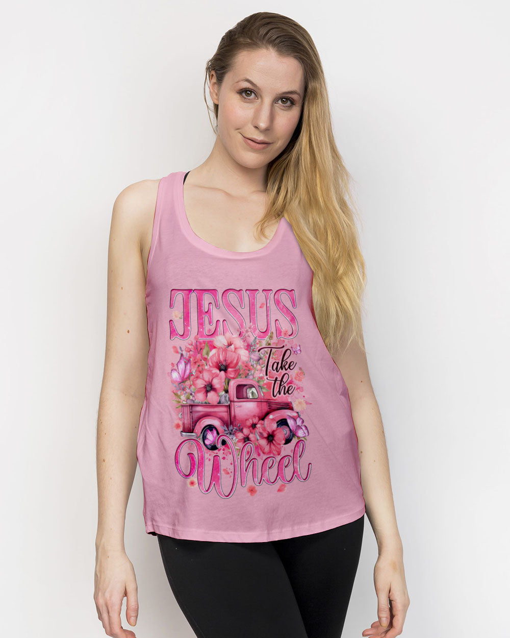 Jesus Take The Wheel Women's All Over Print Shirt - Tyqy1112232