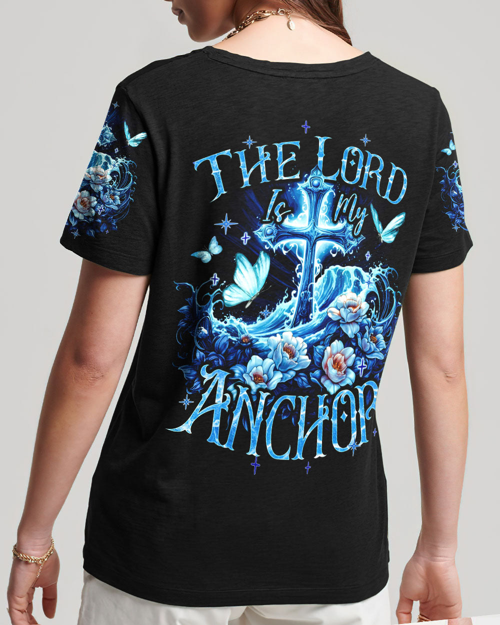 The Lord Is My Anchor Women's All Over Print Shirt - Tyqy1310231