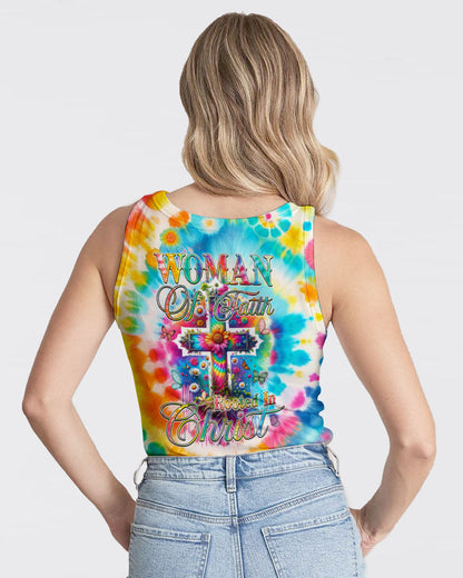 Woman Of Faith Rooted In Christ Tie Dye Women's All Over Print Shirt - Tyqy2001242