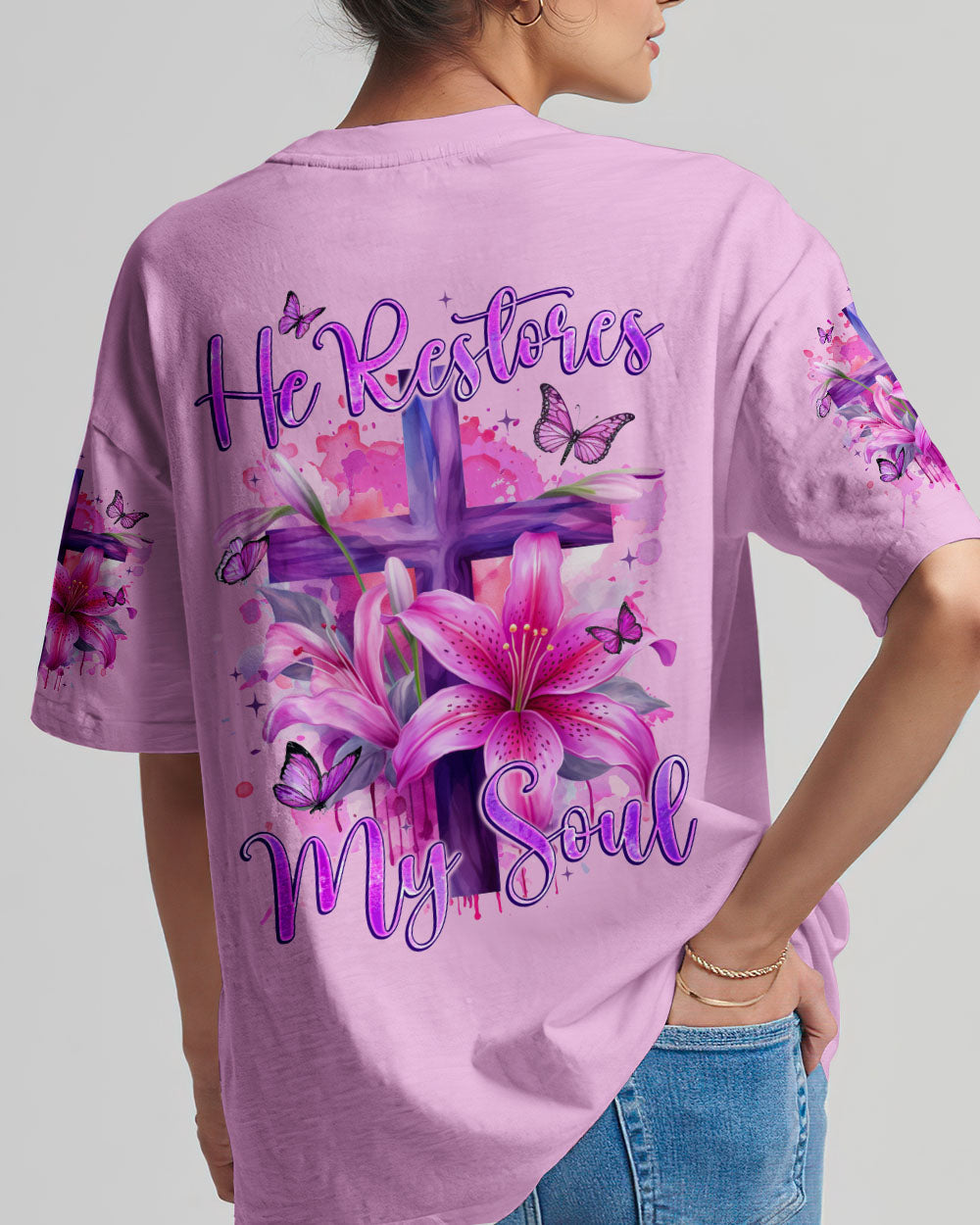 He Restores My Soul Women's All Over Print Shirt - Tyqy2201242