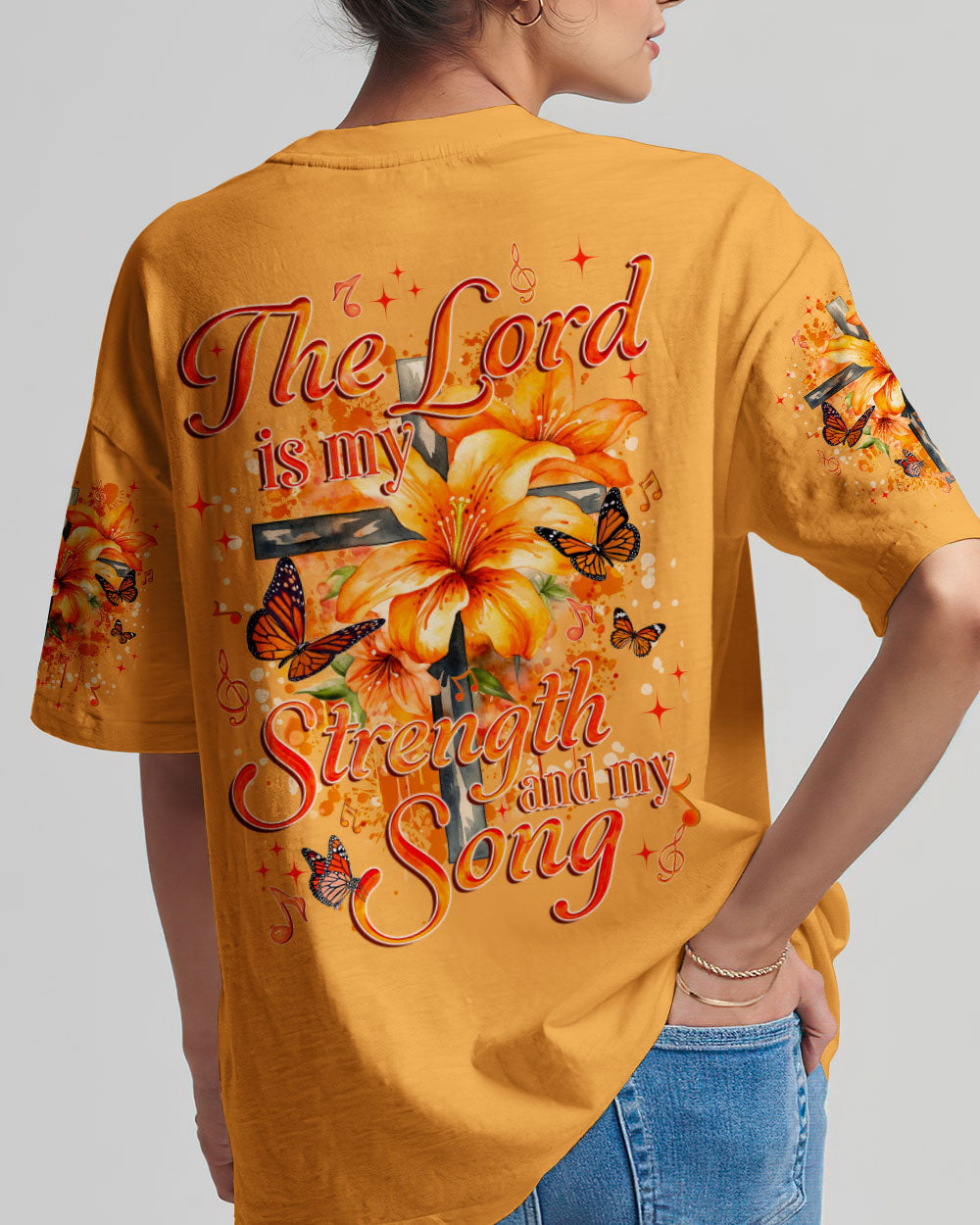 The Lord Is My Strength And My Song Women's All Over Print - Tyqy2209232