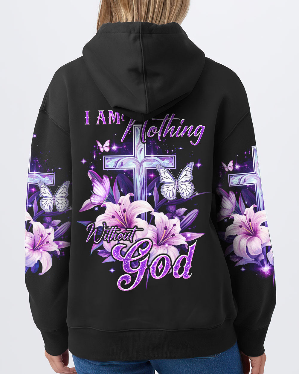 I Am Nothing Without God Women's All Over Print Shirt - Tyqy2410231