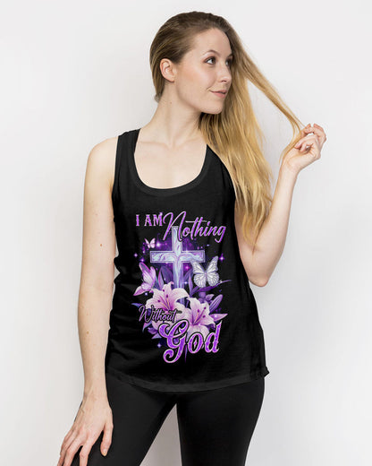 I Am Nothing Without God Women's All Over Print Shirt - Tyqy2410231