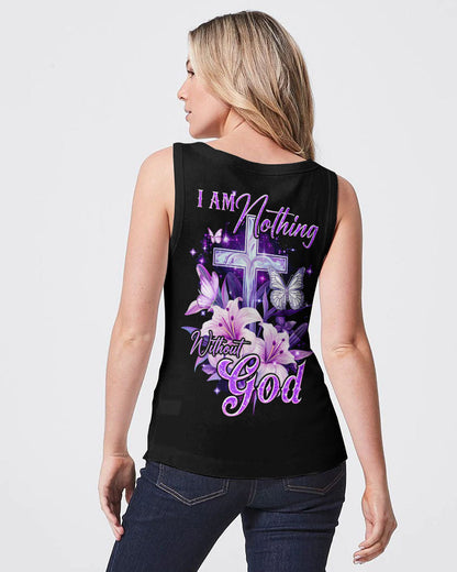 I Am Nothing Without God Women's All Over Print Shirt - Tyqy2410231