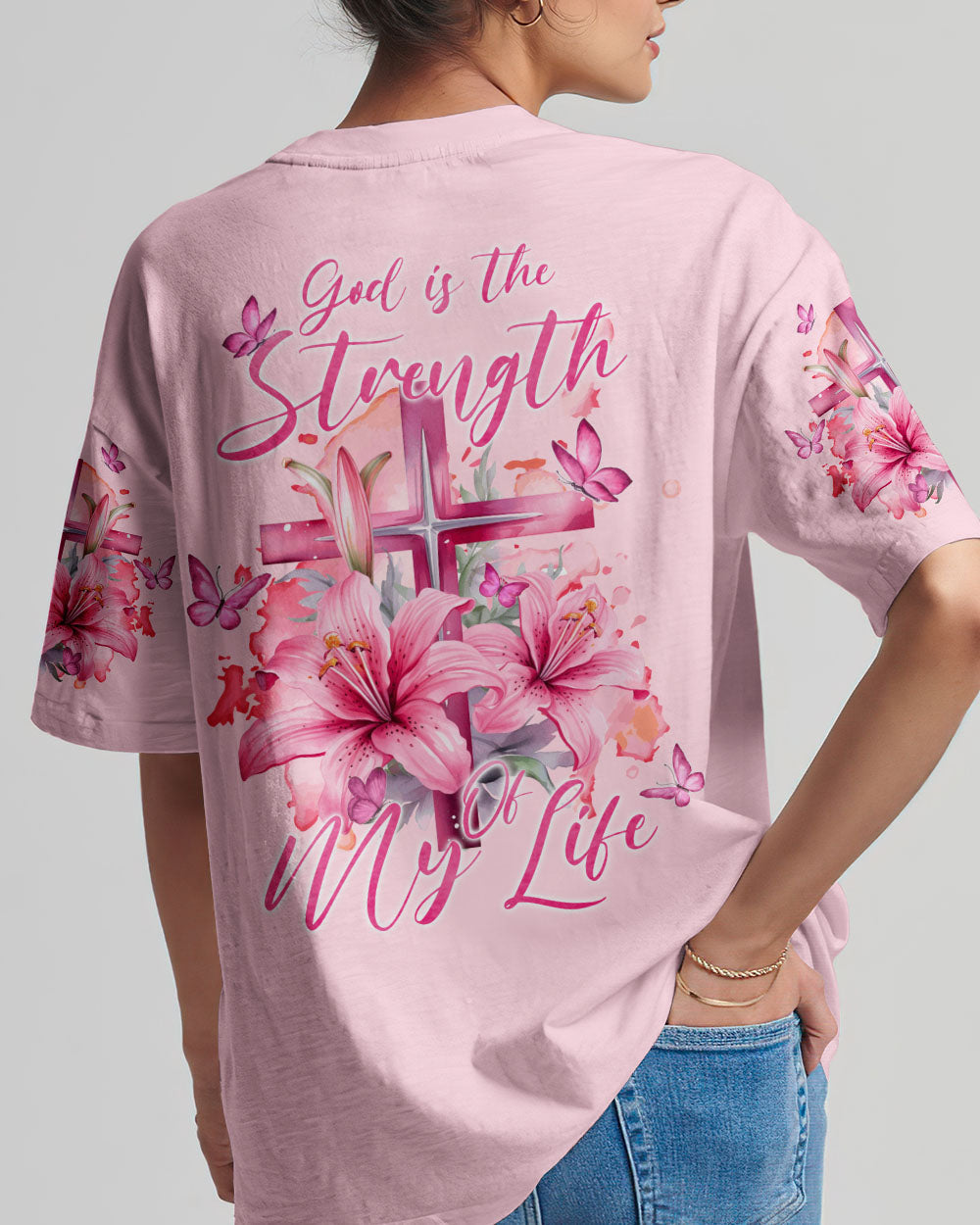 God Is The Strength Of My Life Women's All Over Print Shirt - Tyqy2508231