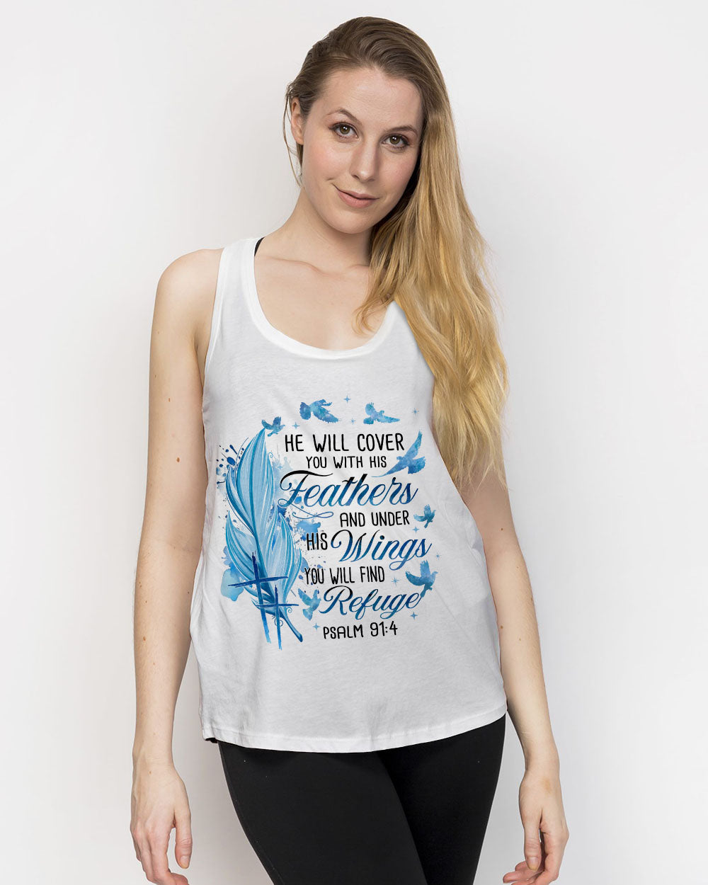 He Will Cover You With His Feathers Women's All Over Print - Tyqy2809233