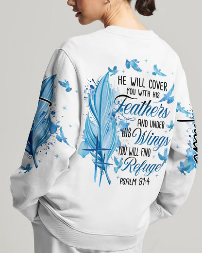 He Will Cover You With His Feathers Women's All Over Print - Tyqy2809233