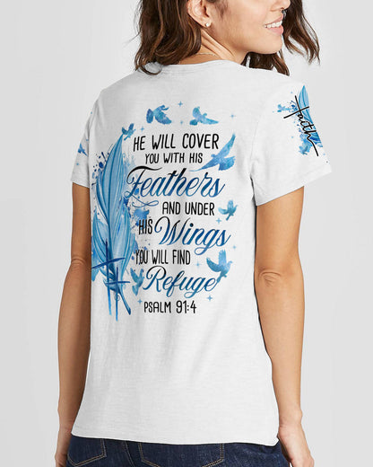 He Will Cover You With His Feathers Women's All Over Print - Tyqy2809233