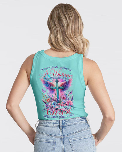 Christ Who Strengthens Her Women's All Over Print Shirt - Tytd0111231