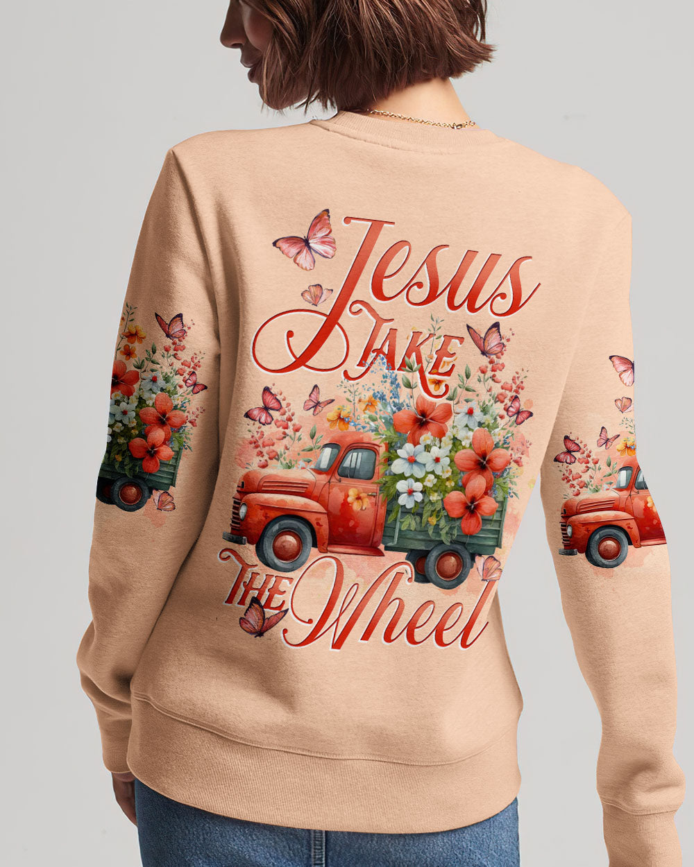 Jesus Take The Wheel Women's All Over Print Shirt - Tytd0112236