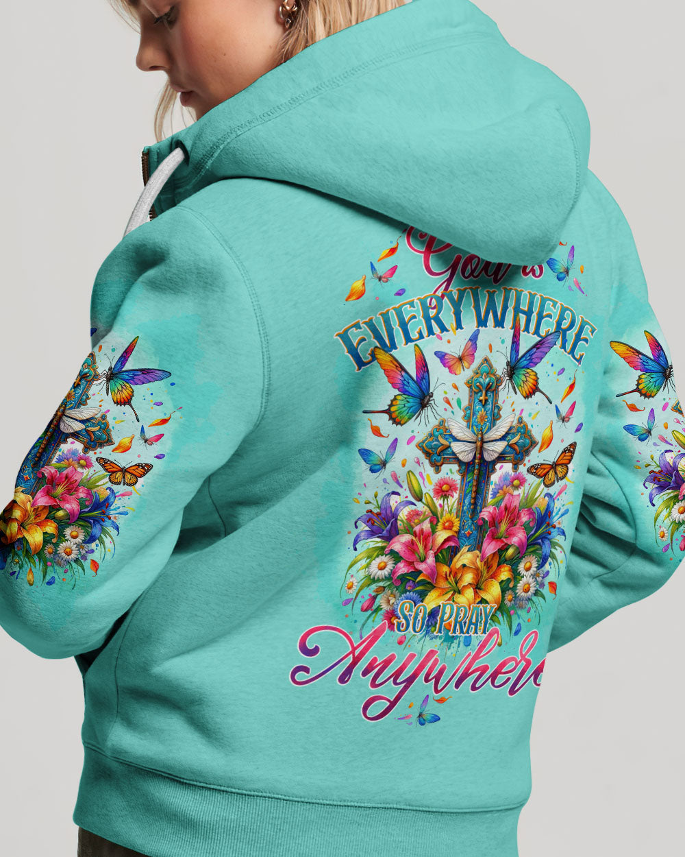 God Is Everywhere Women' All Over Print Shirt - Tytd0212232