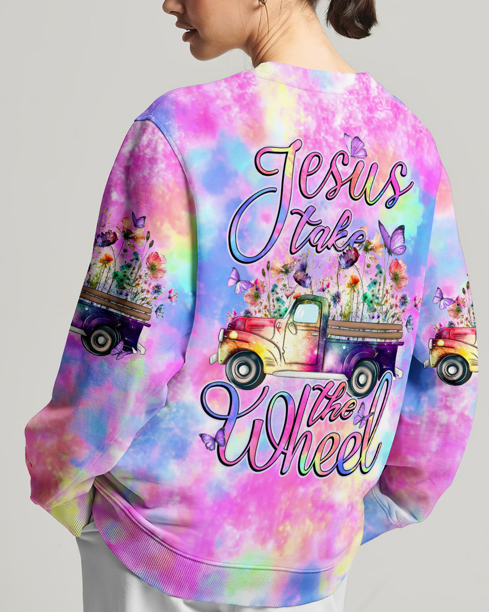 Jesus Take The Wheel Women's All Over Print Shirt - Tytd0212233