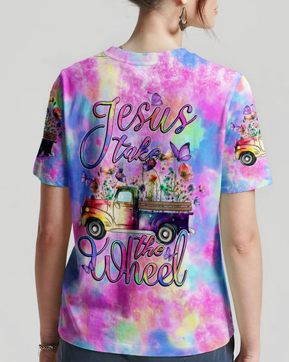 Jesus Take The Wheel Women's All Over Print Shirt - Tytd0212233