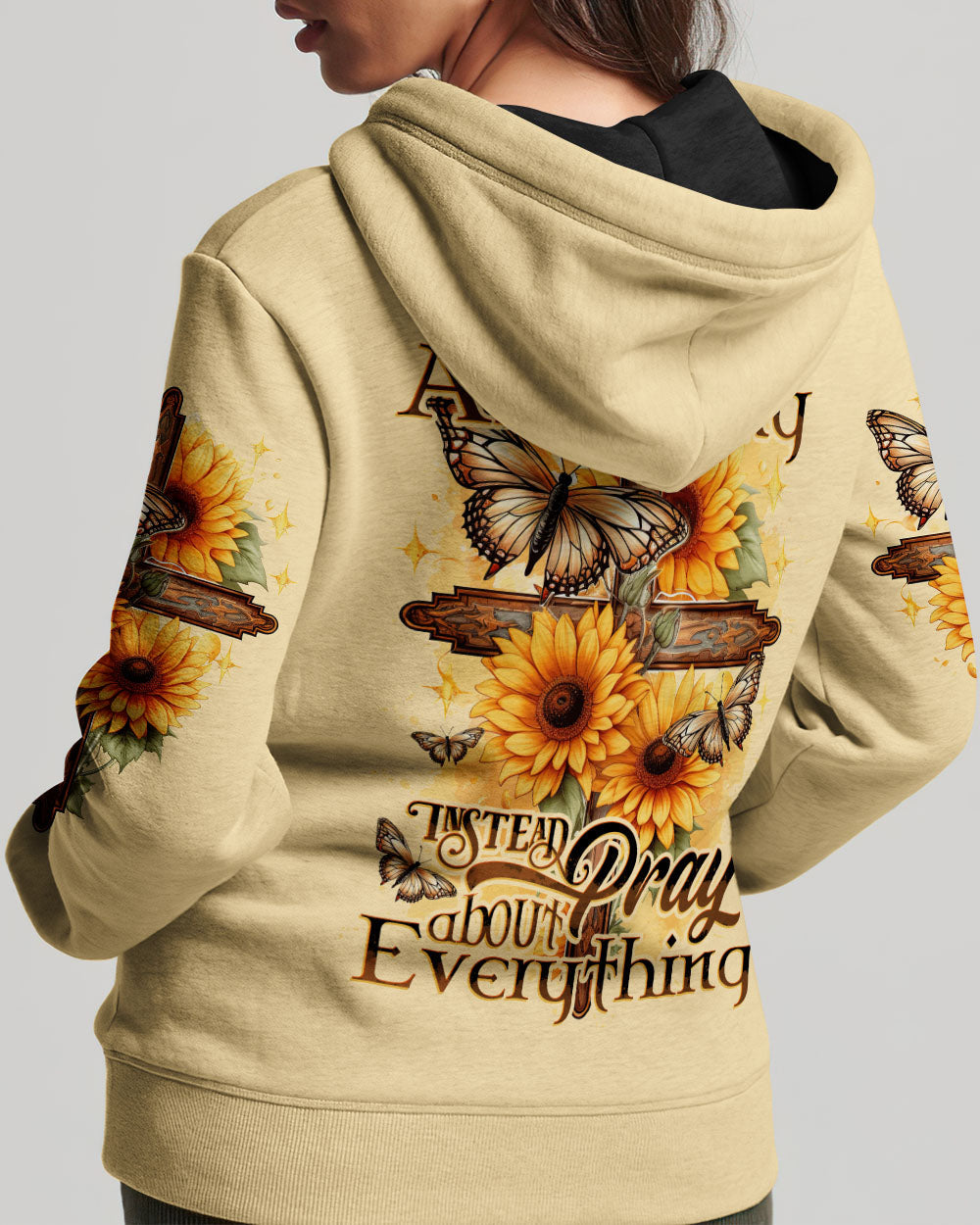 Pray About Everything Women's All Over Print Shirt - Tytd0308233