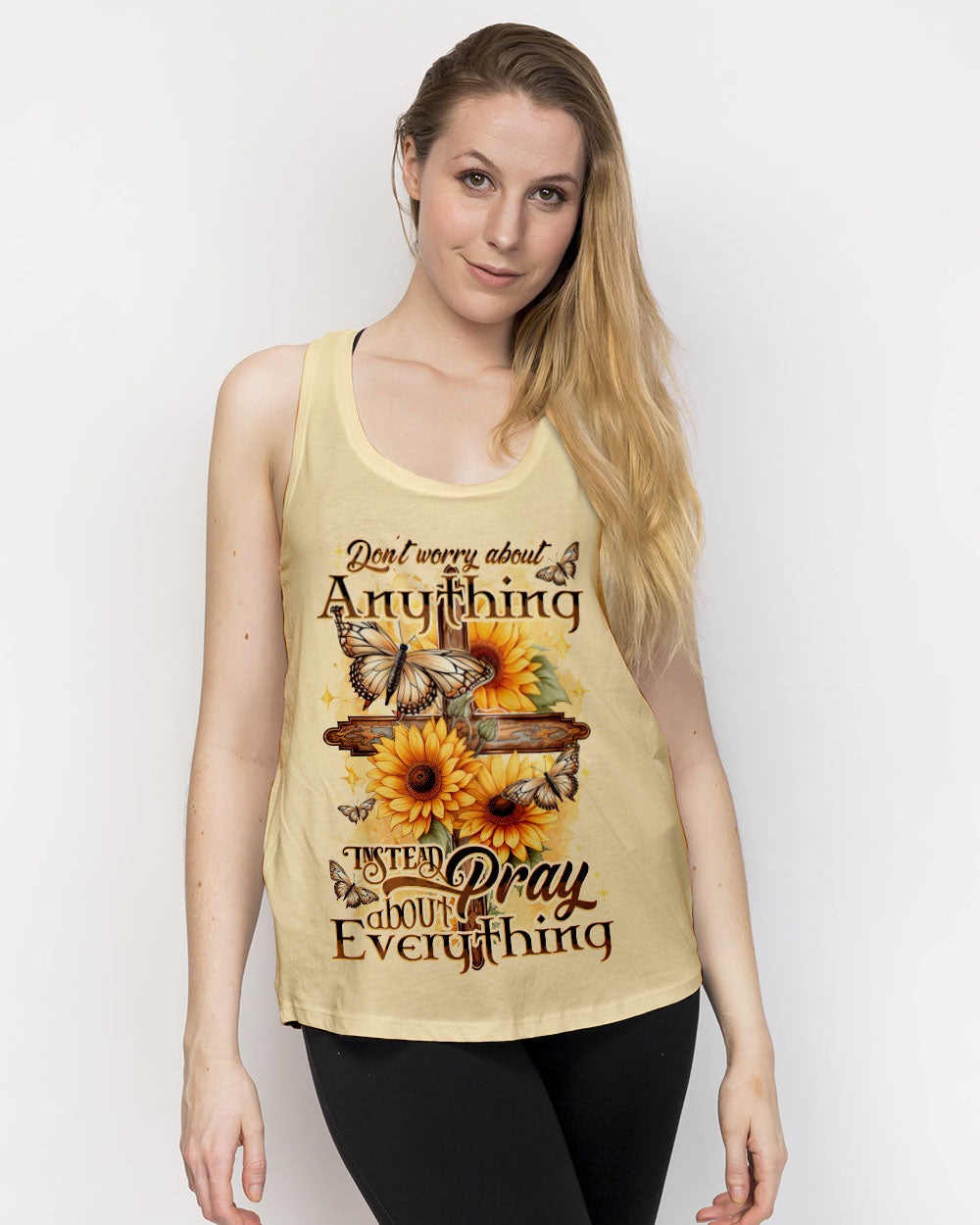 Pray About Everything Women's All Over Print Shirt - Tytd0308233