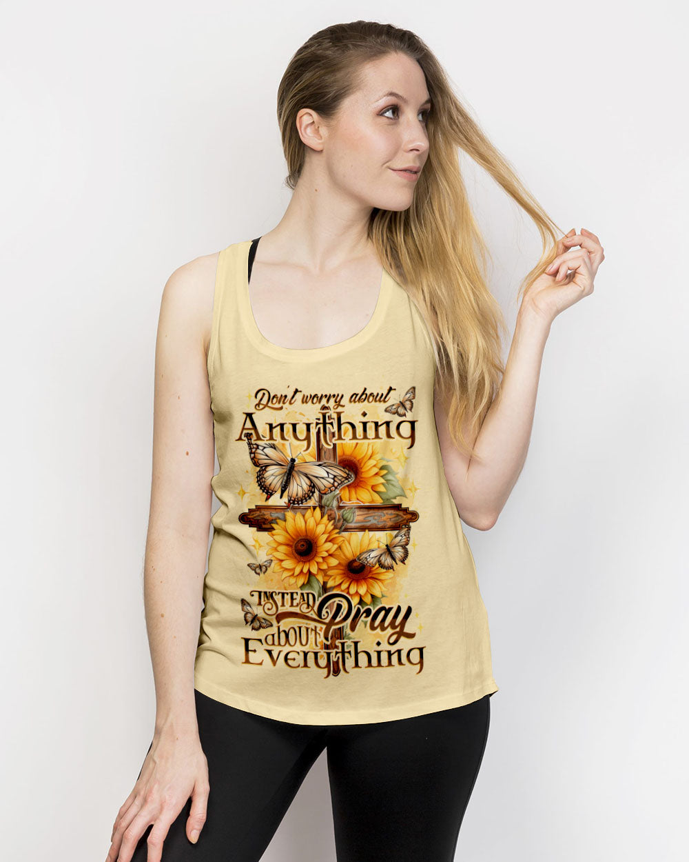 Pray About Everything Women's All Over Print Shirt - Tytd0308233