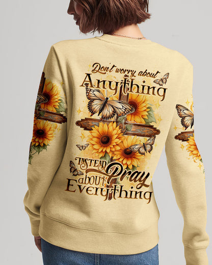 Pray About Everything Women's All Over Print Shirt - Tytd0308233