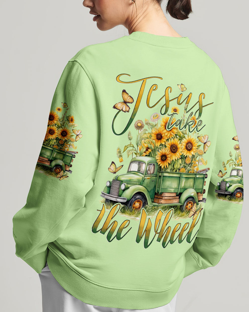 Jesus Take The Wheel Women's All Over Print Shirt - Tytd0412231