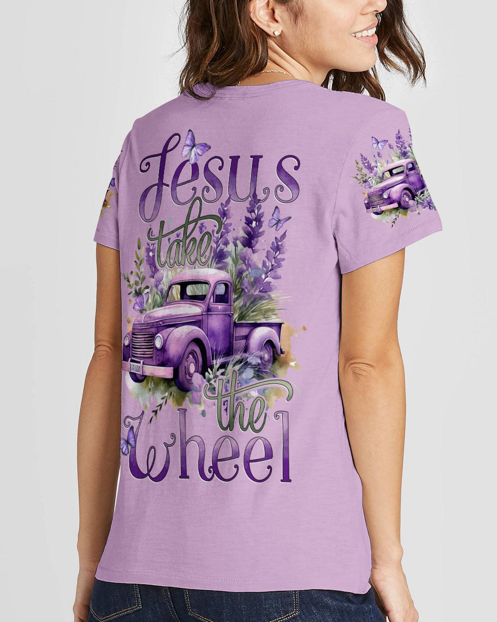 Jesus Take The Wheel Women's All Over Print Shirt - Tytd0412232