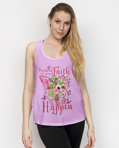 Because Of Your Faith Women's All Over Print Shirt - Tytd0610233