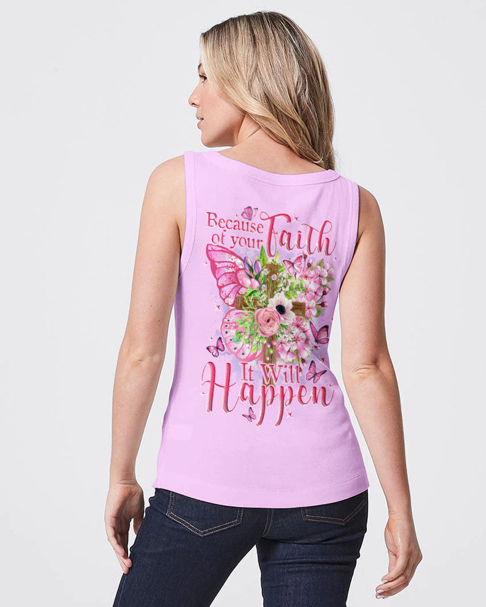 Because Of Your Faith Women's All Over Print Shirt - Tytd0610233