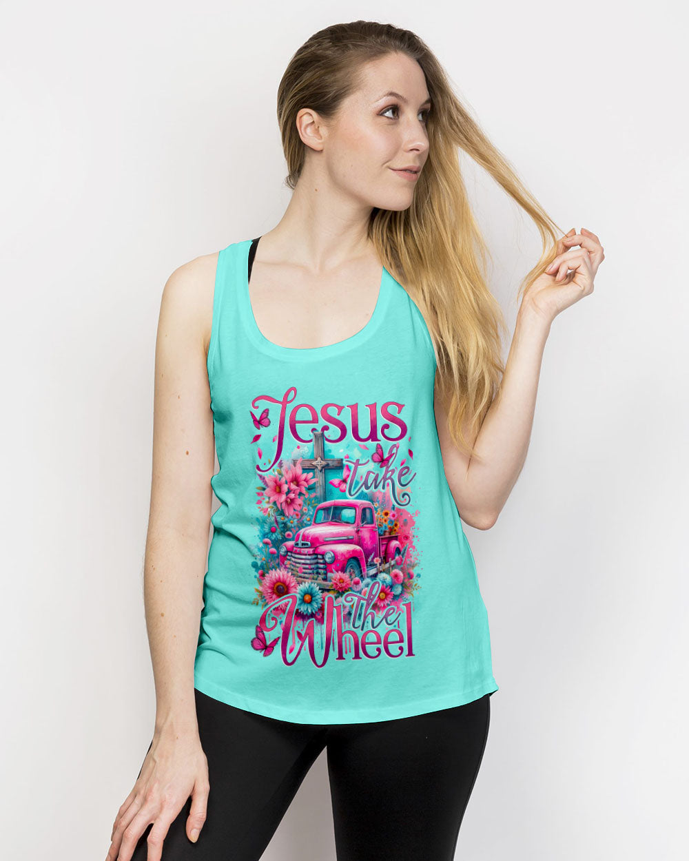 Jesus Take The Wheel Women's All Over Print Shirt - Tytd0812234