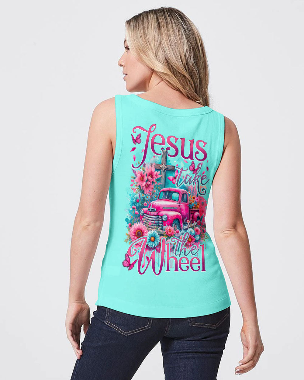 Jesus Take The Wheel Women's All Over Print Shirt - Tytd0812234