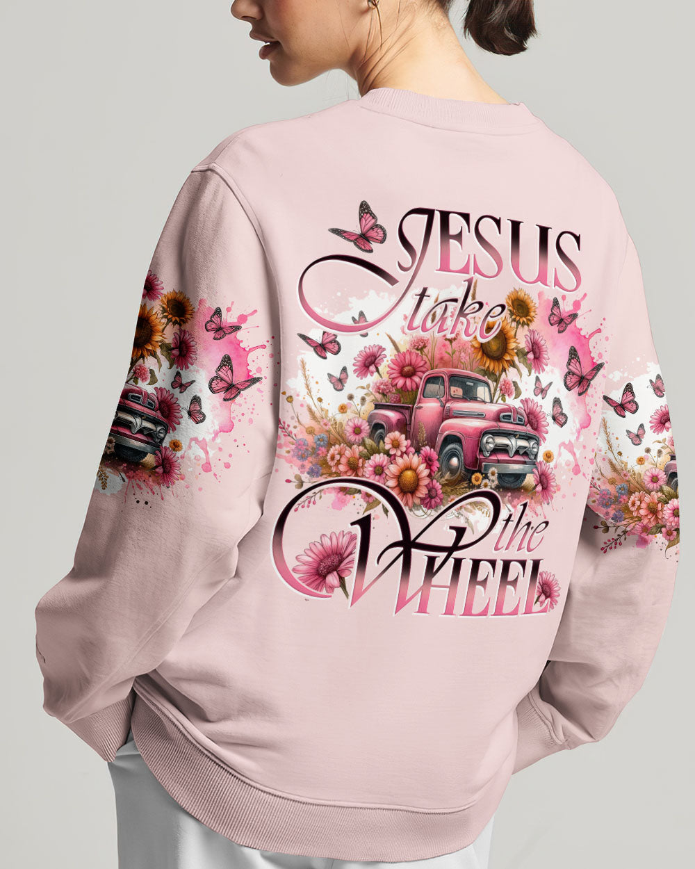 Jesus Take The Wheel Women's All Over Print Shirt - Tytd1011232