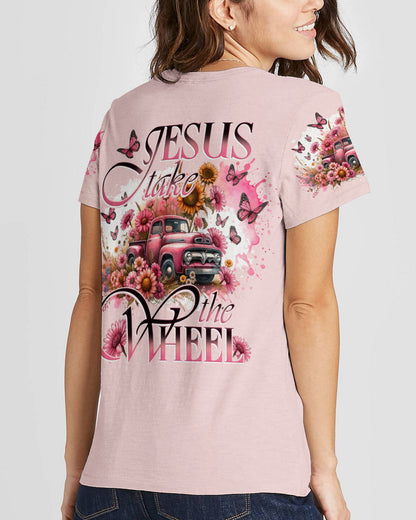 Jesus Take The Wheel Women's All Over Print Shirt - Tytd1011232