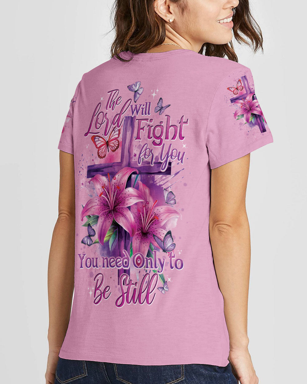 The Lord Will Fight For You Women's All Over Print Shirt - Tytd1103244