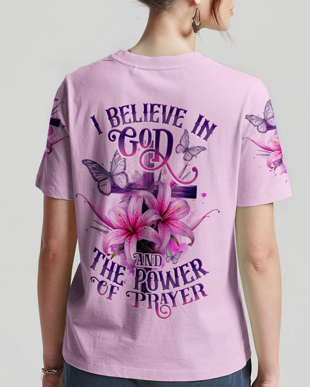 I Believe In God Women's All Over Print Shirt - Tytd1111231