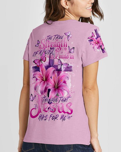 The True Strength Of My Life Women's All Over Print Shirt - Tytd1203241