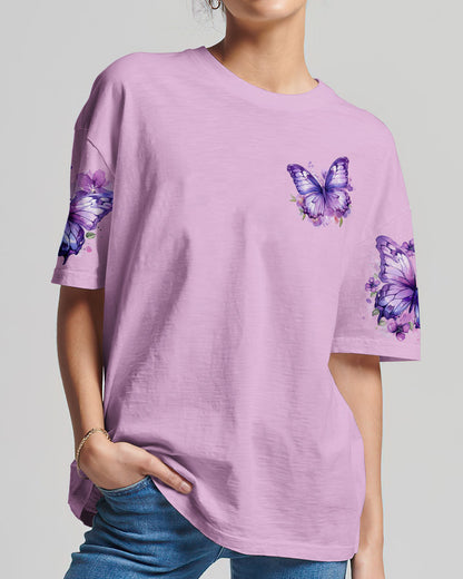 Faith Hope Love Butterflies Women's All Over Print Shirt - Tytd1208232