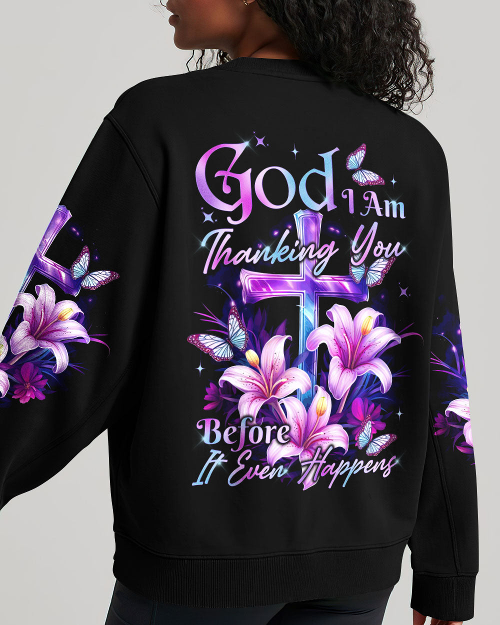 Thanking God Women's All Over Print Shirt - Tytd1210233