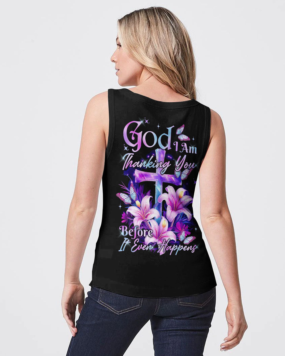 Thanking God Women's All Over Print Shirt - Tytd1210233