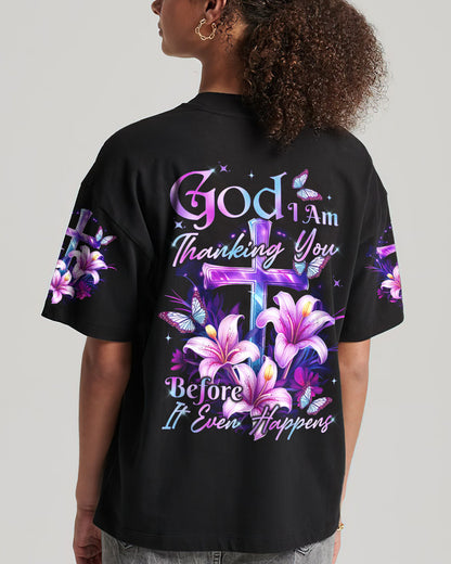 Thanking God Women's All Over Print Shirt - Tytd1210233