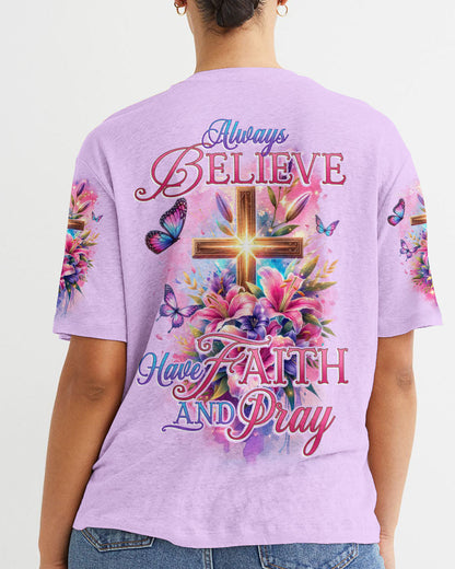 Always Believe Women's All Over Print Shirt - Tytd1511234