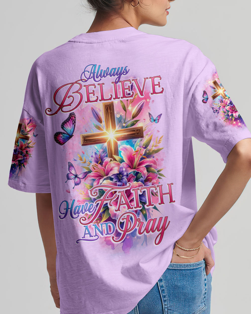 Always Believe Women's All Over Print Shirt - Tytd1511234