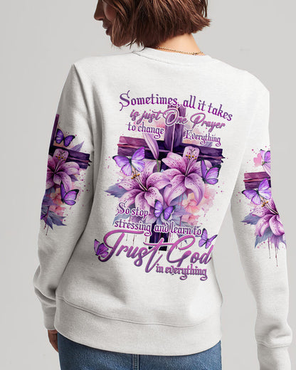 Trust God In Everything Women's All Over Print Shirt - Tytd1609231