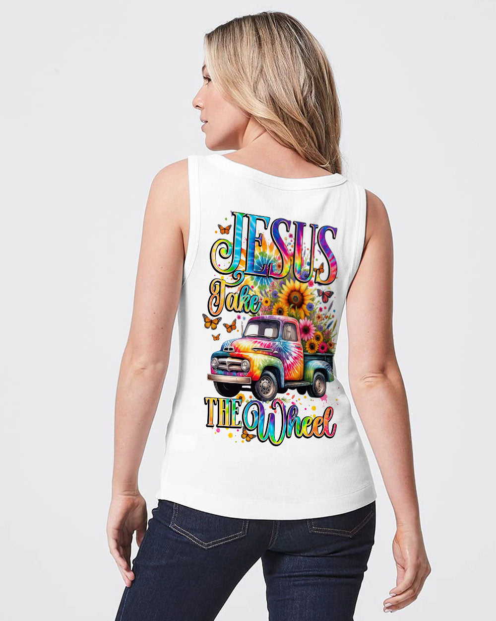 Jesus Take The Wheel Women's All Over Print Shirt - Tytd1611231