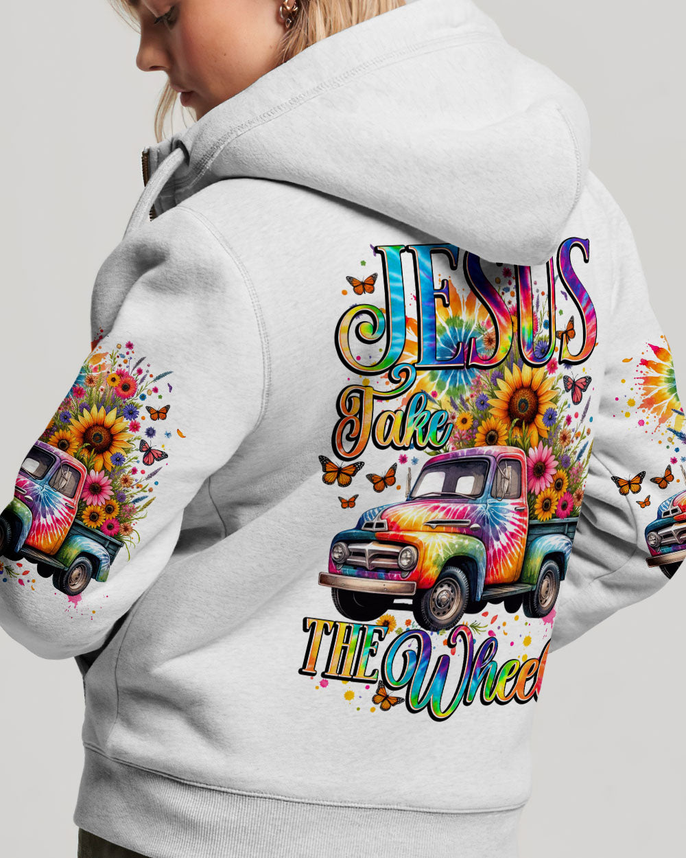 Jesus Take The Wheel Women's All Over Print Shirt - Tytd1611231