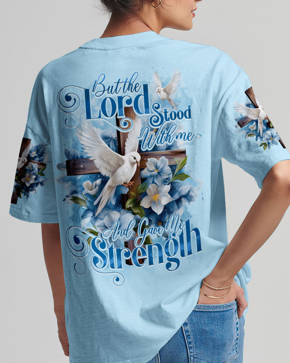 Lord Stood With Me Women's All Over Print Shirt - Tytd1708232